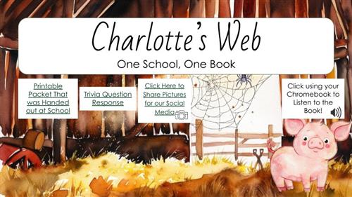 Charlotte's Web One School One Book